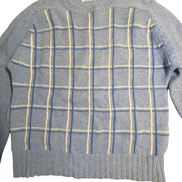 Vintage 100% Scottish Shetland Wool Lady Clansmen Grandma Preppy England Sweater - Picture 2 of 9